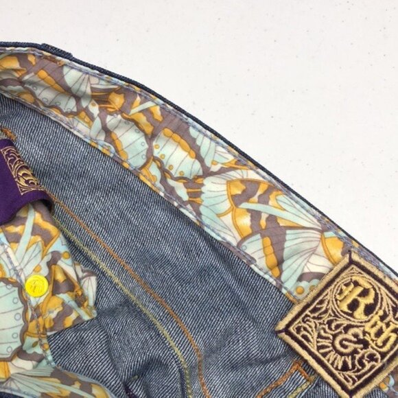 MADE IN USA 🇺🇸 RICH & SKINNY STRAIGHT LEG JEANS 27x31 ⭐️ - Picture 11 of 15